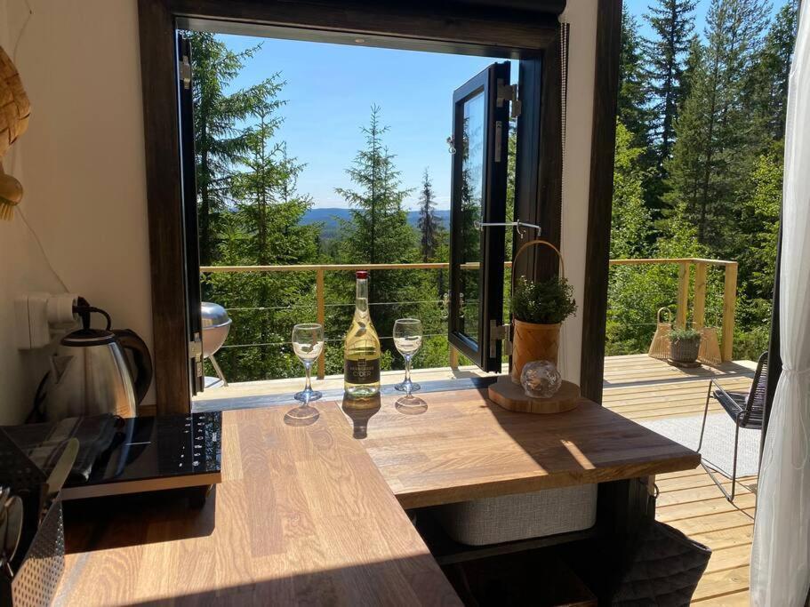 Forest Cabin With Stunning Mountain View & Sauna 토르스뷔 외부 사진