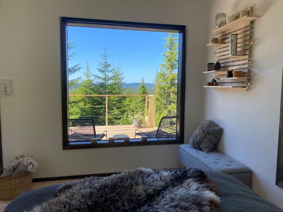 Forest Cabin With Stunning Mountain View & Sauna 토르스뷔 외부 사진