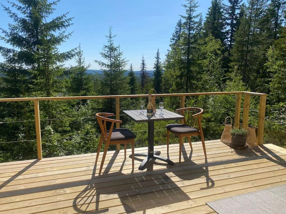 Forest Cabin With Stunning Mountain View & Sauna 토르스뷔 외부 사진