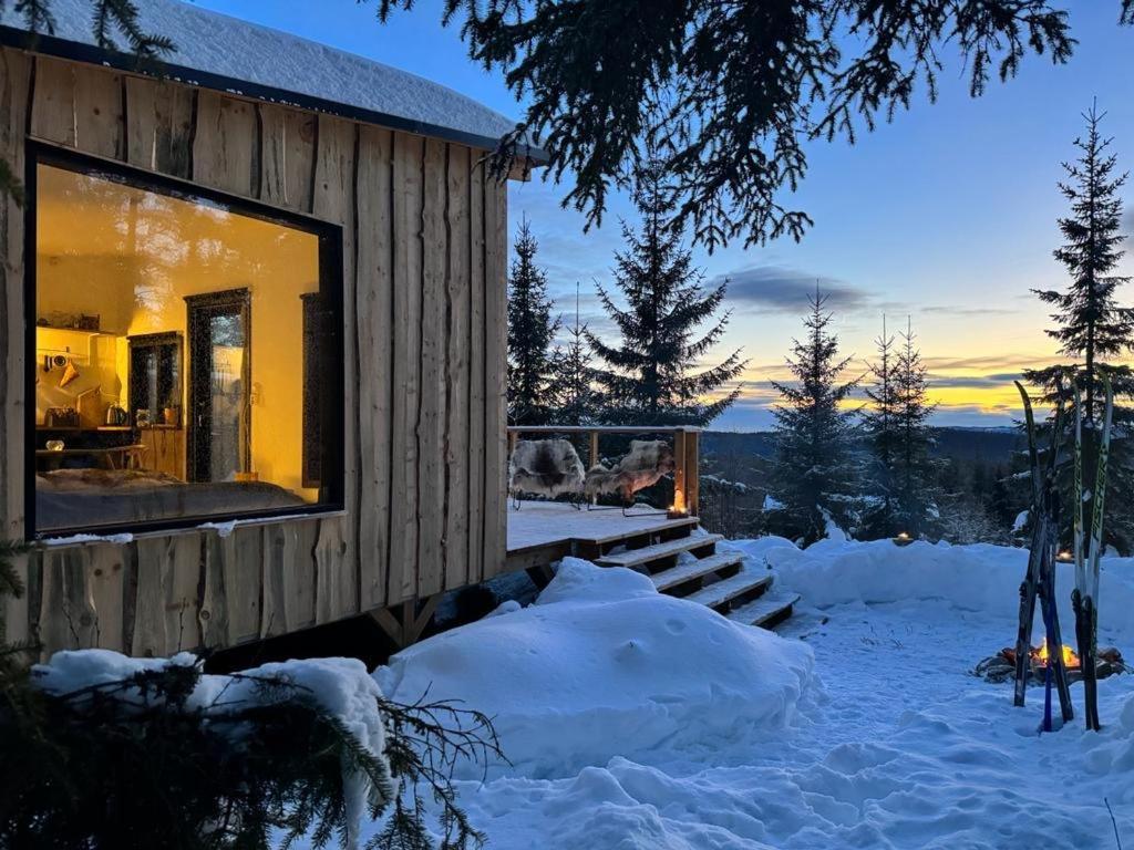Forest Cabin With Stunning Mountain View & Sauna 토르스뷔 외부 사진